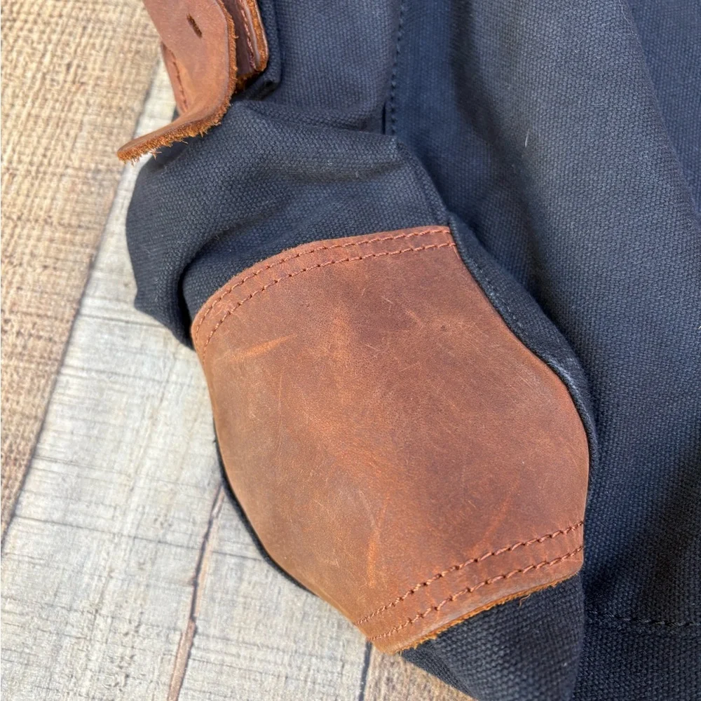 S.C.COTTON Custom Crossbody Men's Cotton Canvas Messenger Hiking Travel Bag - Picture 5 of 7